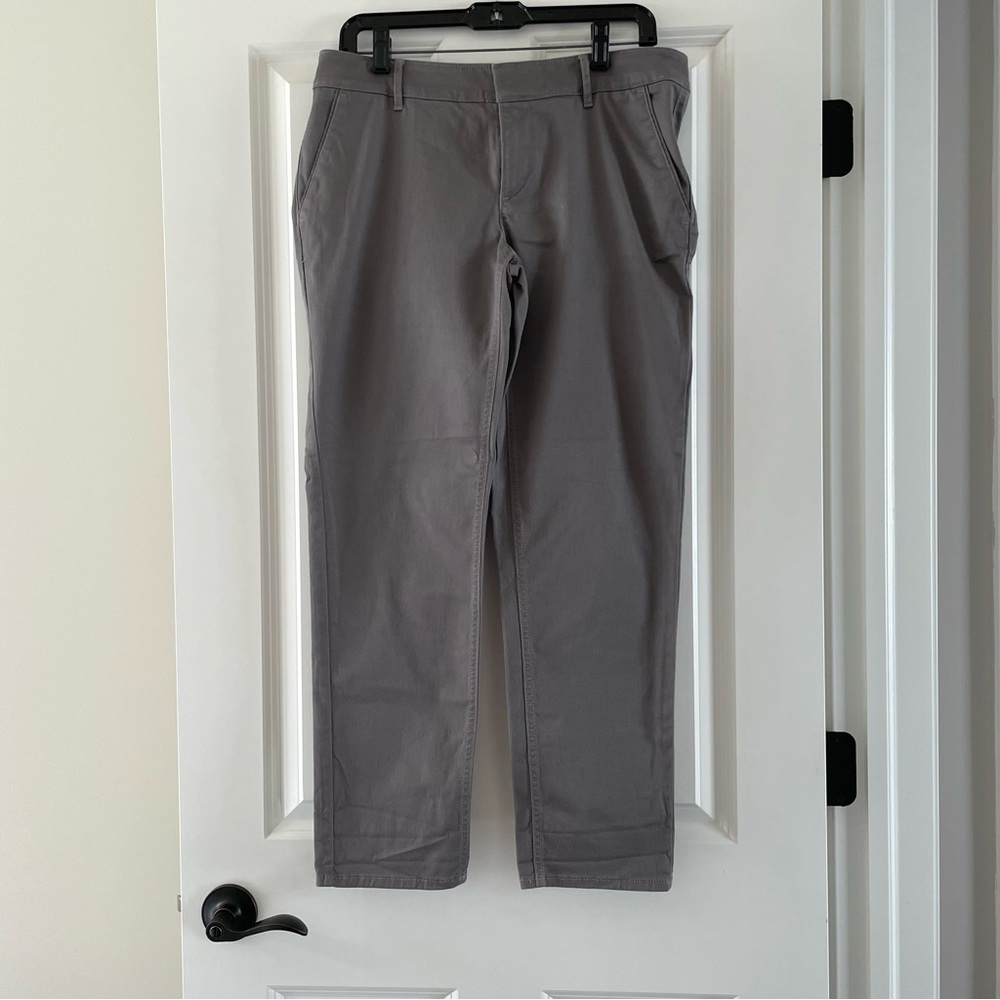 Light olive green Slim chino pants